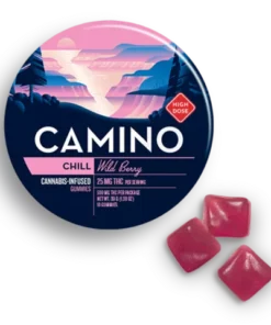 Camino Wild Berry High Dose Chill Gummies