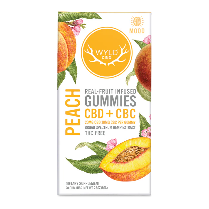 Peach CBD:CBC Gummies | CBD-Only