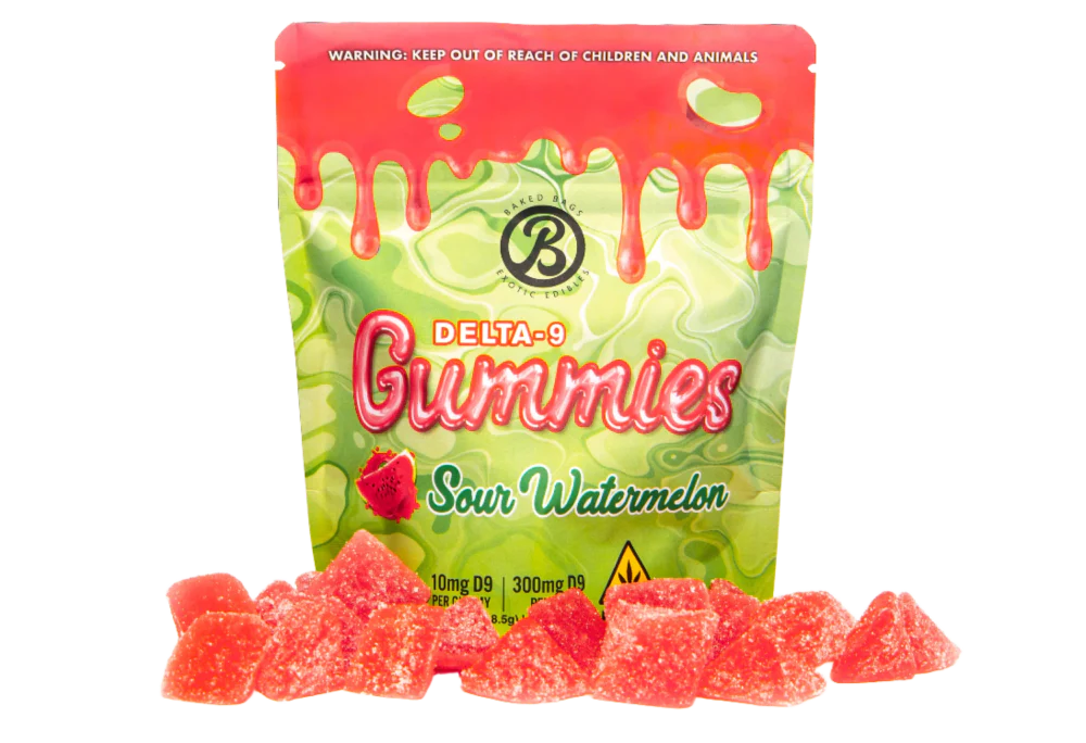 Sour Watermelon THC Gummies