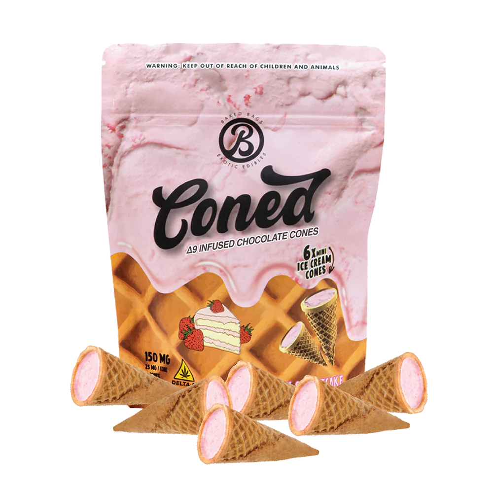 Coned Strawberry Shortcake