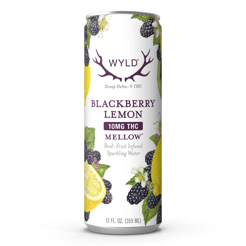 Blackberry Lemon THC Sparkling Water | Mellow